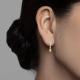 Серьги из лимонного золота ТД Эстет 01С0315845S