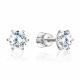 Серебряные серьги Platina 02-0289-00-401-0200 с фианитом
