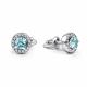 Серебряные серьги АЛЬКОР с бриллианитом и фианитом 02-0293/0БТ9-00