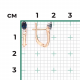 Серьги из комбинированного золота Platina 02-0427-00-105-1111-30 с бриллиантом и сапфиром