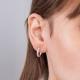 Серебряные серьги Platina 02-0710-00-401-0200 с фианитом
