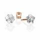 Серьги из комбинированного золота Platina 02-0922-00-101-1111-30 с бриллиантом