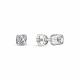 Серебряные серьги АЛЬКОР 02-1066/00КЦ-00 с фианитом