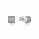 Серебряные серьги АЛЬКОР 02-1398/00КЦ-00 с фианитом