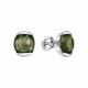 Серебряные серьги АЛЬКОР 02-1603/00ТК-00 с ювелирным кристаллом