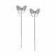 Серебряные серьги АЛЬКОР 02-1714/00КЦ-00 с фианитом