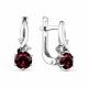 Серебряные серьги АЛЬКОР 02-1851/00ГР-00