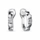 Серебряные серьги АЛЬКОР 02-2100/000Б-00 с бриллиантом
