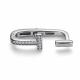 Серебряные серьги АЛЬКОР 02-2154/00КЦ-00 с фианитом