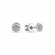 Серебряные серьги АЛЬКОР 02-2269/00КЦ-00 с фианитом