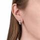 Серебряные серьги Platina 02-2318-00-401-0200 с фианитом