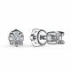Серебряные серьги АЛЬКОР 02-2708/000Б-00 с бриллиантом