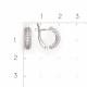Серебряные серьги Platina 02-2746-00-401-0200 с фианитом