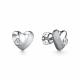 Серебряные серьги АЛЬКОР 02-2879/000Б-00 с бриллиантом