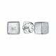 Серебряные серьги АЛЬКОР 02-2898/000Б-00 с бриллиантом