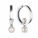 Серебряные серьги АЛЬКОР 02-3068/0ЖСВ-00 с жемчугом