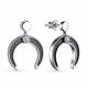 Серебряные серьги АЛЬКОР 02-3081/00КЦ-17 с фианитом