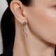 Серебряные серьги АЛЬКОР 02-3083/0000-00