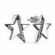 Серебряные серьги АЛЬКОР 02-3203/00КЦ-17 с фианитом