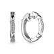 Серебряные серьги АЛЬКОР 02-3332/00КЦ-00 с фианитом