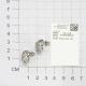 Серебряные серьги АЛЬКОР 02-3347/00КЦ-00 с фианитом