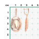Золотые серьги Platina 02-3788-00-000-1110-48