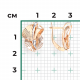 Золотые серьги Platina 02-3826-00-000-1110-48