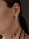 Серебряные серьги АЛЬКОР 02-3863/00КЦ-00 с фианитом
