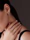 Серебряные серьги АЛЬКОР 02-3941/00КЦ-00 с фианитом