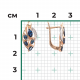 Серьги из комбинированного золота Platina 02-3963-00-105-1111-30 с бриллиантом и сапфиром