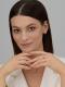 Серебряные серьги АЛЬКОР 02-3979/00КЦ-18 с фианитом