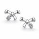 Серебряные серьги АЛЬКОР 02-3987/000Б-00 с бриллиантом