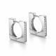 Серебряные серьги АЛЬКОР 02-4050/00КЦ-00 с фианитом
