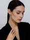 Серебряные серьги АЛЬКОР 02-4061/00АГ-00 с фианитом и агатом