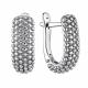 Серебряные серьги АЛЬКОР 02-4101/0000-00