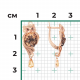 Золотые серьги Platina 02-4128-00-226-1110-57 с цитрином, кварцем и эмалью