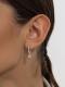 Серебряные серьги АЛЬКОР 02-4135/000Б-00 с бриллиантом