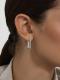 Серебряные серьги АЛЬКОР 02-4142/000Б-00 с бриллиантом