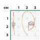 Серьги из комбинированного золота Platina 02-4172-00-000-1111-64