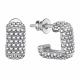 Серебряные серьги АЛЬКОР 02-4177/0000-00