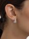 Серебряные серьги АЛЬКОР 02-4177/0000-00