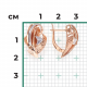Серьги из комбинированного золота Platina 02-4178-00-000-1111-66