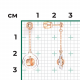 Серьги из комбинированного золота Platina 02-4211-00-000-1111-42