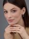 Серебряные серьги Алькор с золотой накладкой и бриллиантом 02-4238/000Б-17