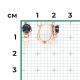 Серьги из комбинированного золота Platina 02-4244-00-105-1111-30 с бриллиантом и сапфиром