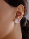 Серебряные серьги АЛЬКОР 02-4256/00ПР-00 с перламутром