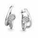 Серебряные серьги АЛЬКОР 02-4283/00КЦ-00 с фианитом