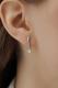 Серебряные серьги АЛЬКОР 02-4322/000Б-00 с бриллиантом