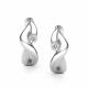 Серебряные серьги АЛЬКОР 02-4327/000Б-00 с бриллиантом