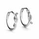 Серебряные серьги АЛЬКОР 02-4332/00КЦ-00 с фианитом
